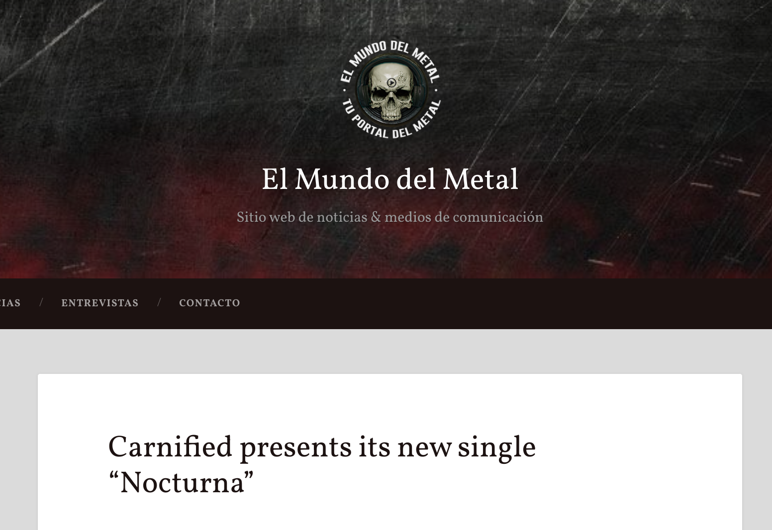 Carnified presents its new single “Nocturna”